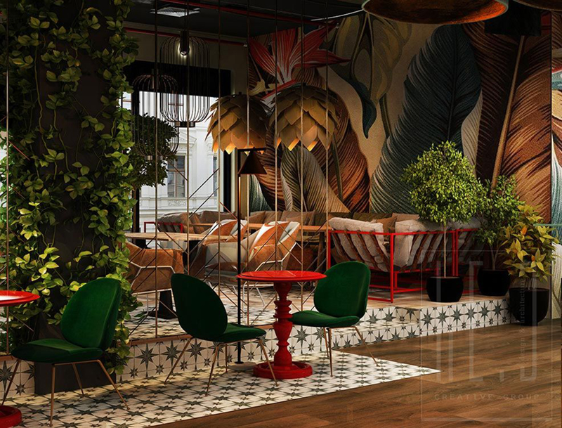 民族特色餐廳裝修設(shè)計效果圖