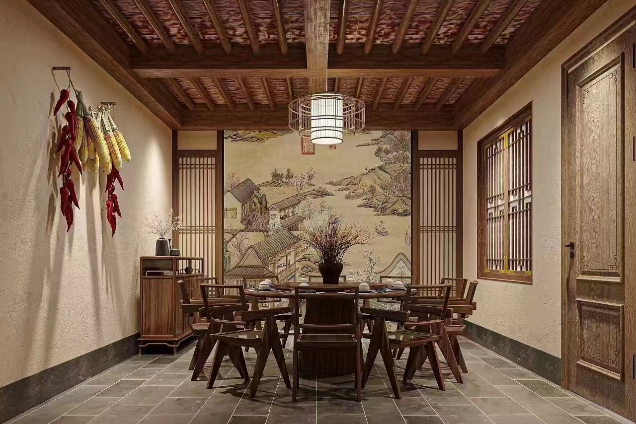 農(nóng)家樂小院餐廳該怎么裝修設(shè)計才好？