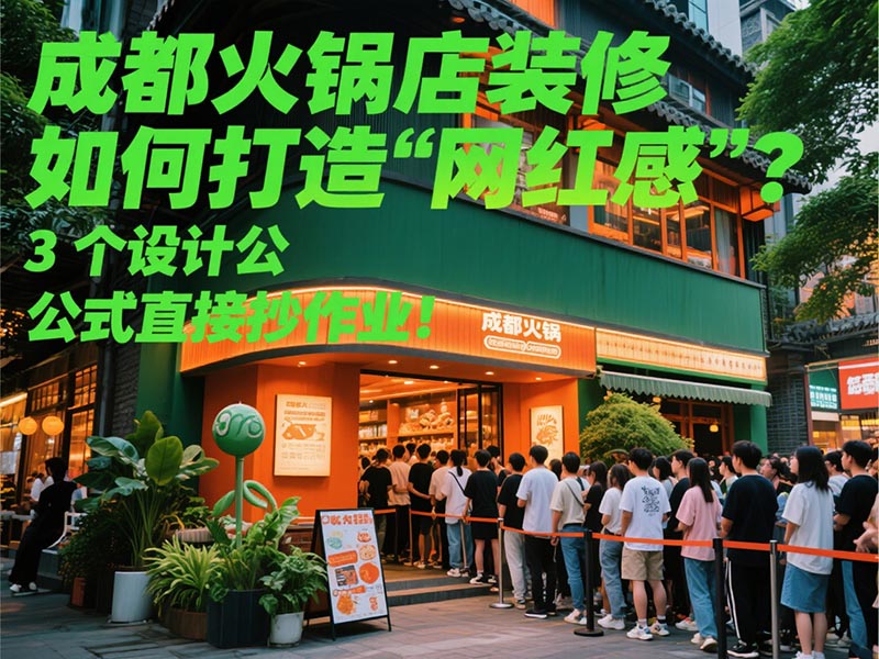 成都火鍋店裝修如何打造“網(wǎng)紅感”？3個(gè)設(shè)計(jì)公式直接抄作業(yè)！