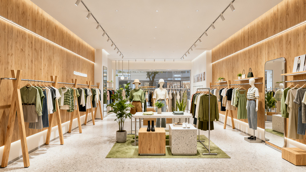 女裝店鋪裝修選什么風(fēng)格和色調(diào)好看？