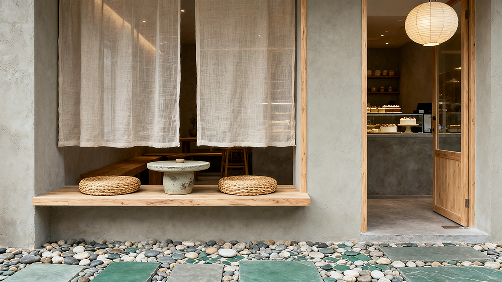 第2張蛋糕店門(mén)頭裝修設(shè)計(jì)效果圖