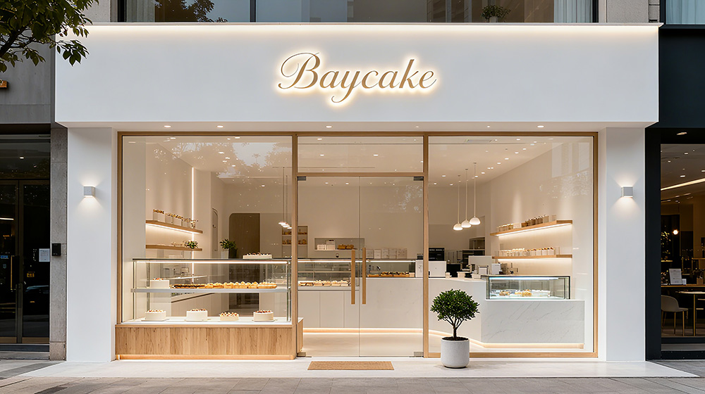 第5張蛋糕店門(mén)頭裝修設(shè)計(jì)效果圖